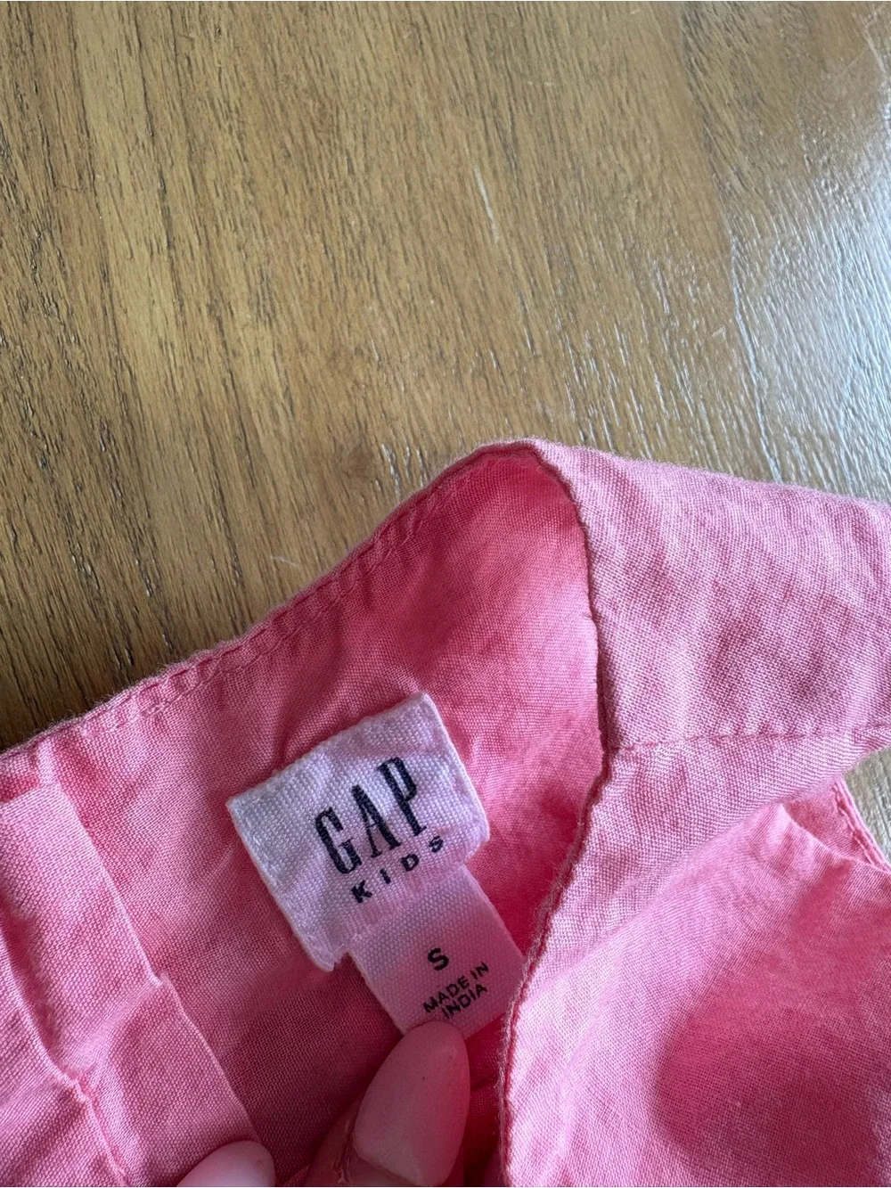 GAP Girl’s Pink Eyelet Cutout Sleeveless Dress